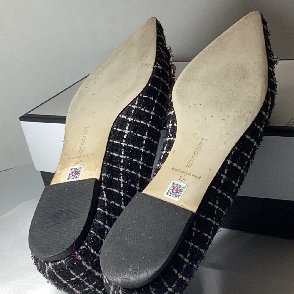 Lee Flat In Black Tweed
Larroudé - Picture 9 of 10